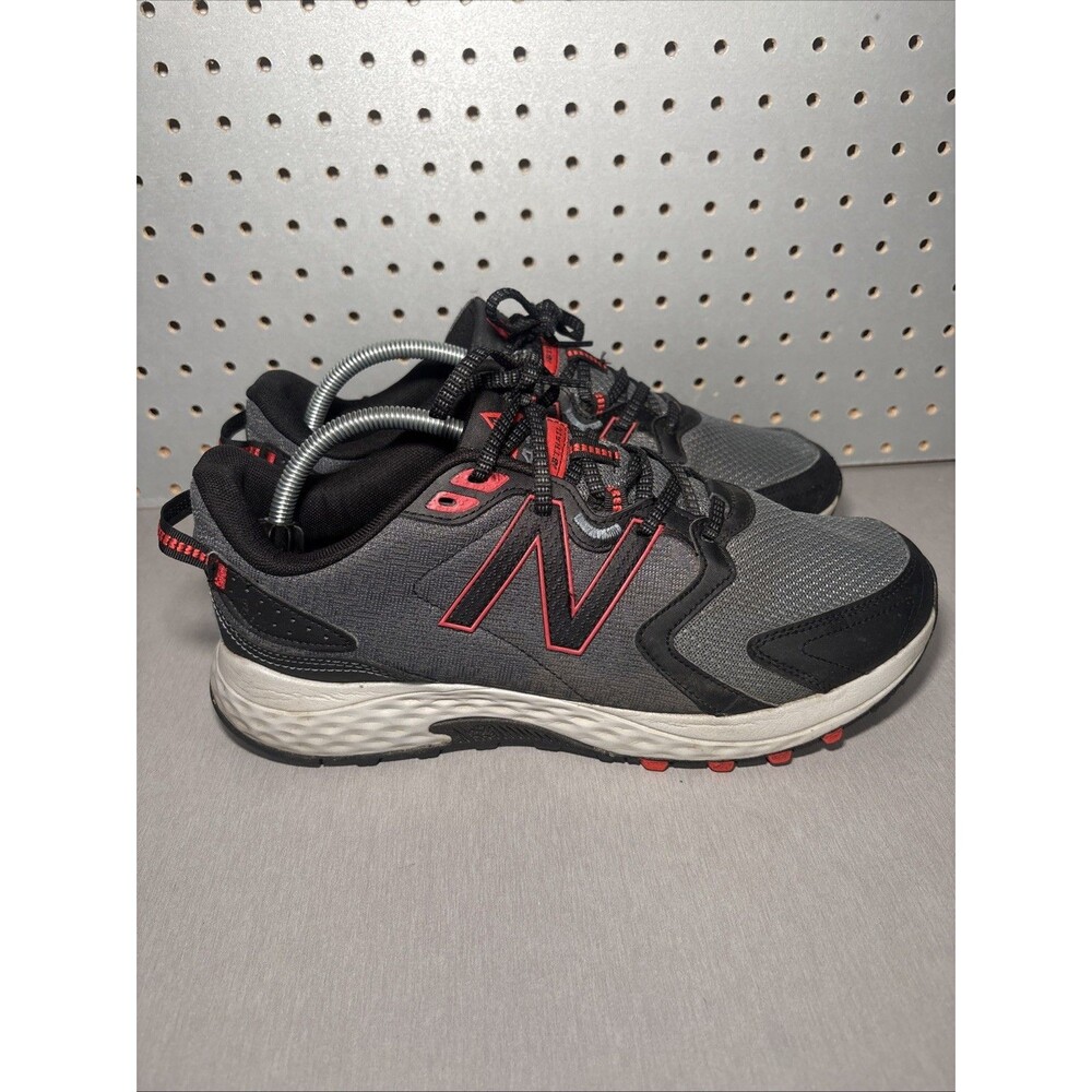 New Balance 410v7 Trail Shoes Mens Sz 11 WIDE 4E EEEE Gray Grey Black Red Hiking